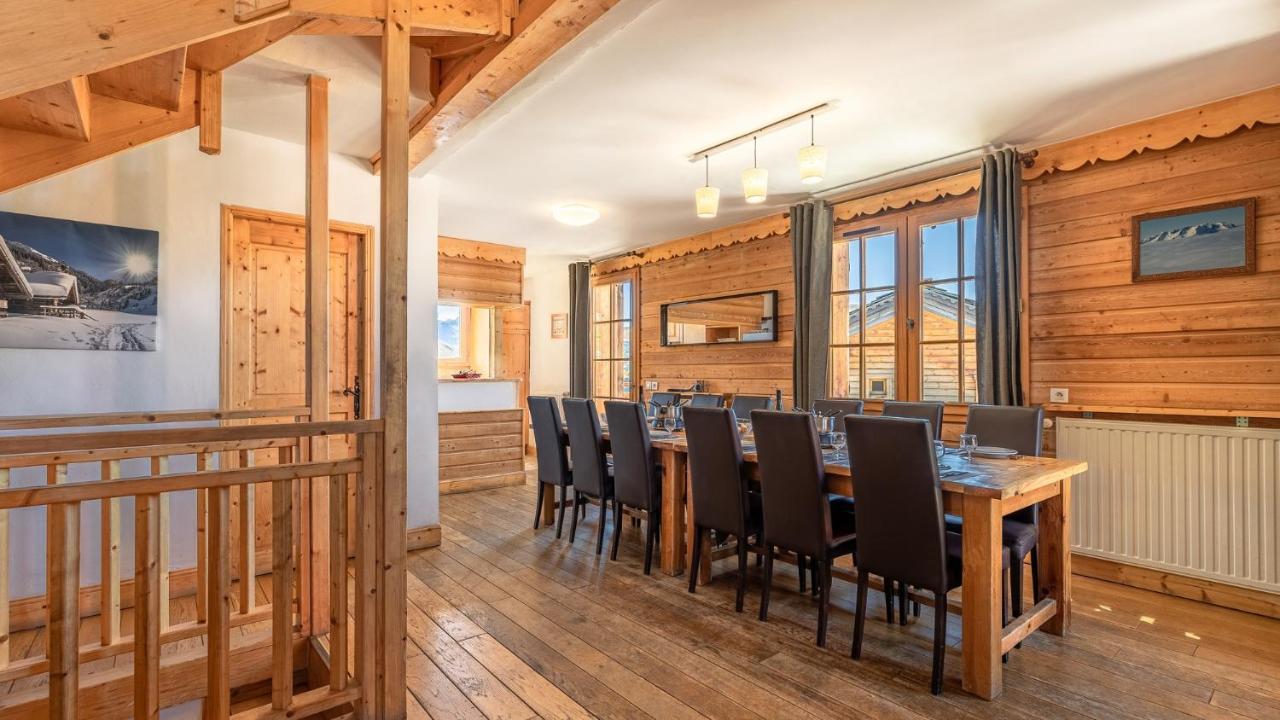 אלפה ד'הואז Madame Vacances Les Chalets De L'Altiport מראה חיצוני תמונה